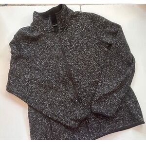 Swiss Tech Mens Full Zip Fleece Jacket Greystone Marl STOL47351 XL 16-18